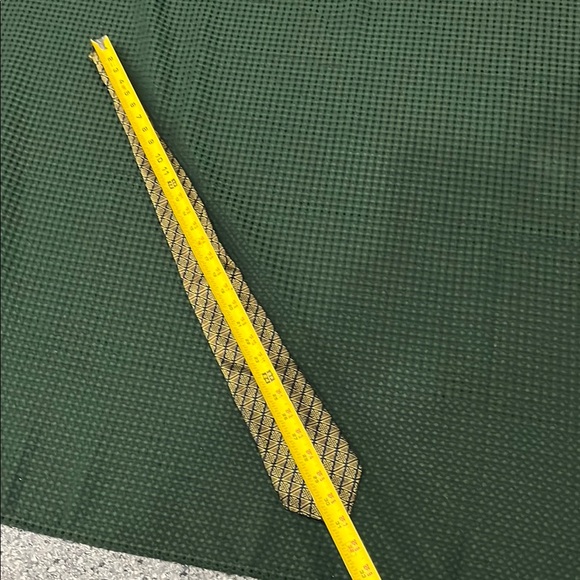 Patrick Francis tie 100% silk Yellow Patterned Men's Tie - Picture 5 of 8